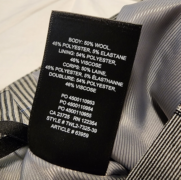 Sunday Best Grey Plaid Skirt sz 0 - Picture 4 of 5